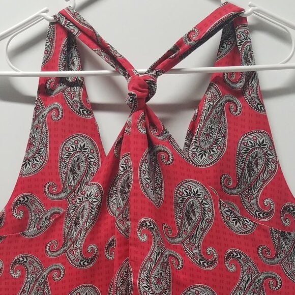 KUT from the Kloth Boho Paisley Cascade Ruffle Tank Top - Picture 5 of 16